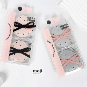 Bông Phấn Trang Điểm Bow Nơ Chấm Bi Set 2 - Mix