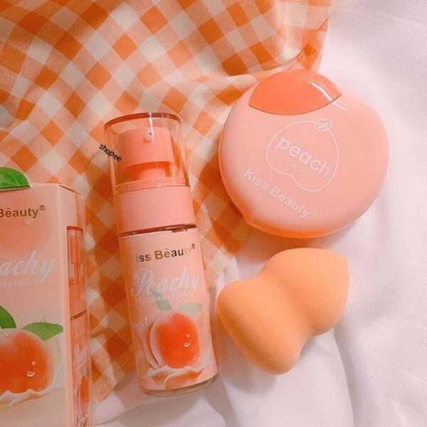 Mút trang điểm Fruit peach lemon pear set3